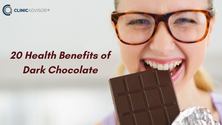 20 Benefits of Dark Chocolate: Physical, Psychological, and Nutritional